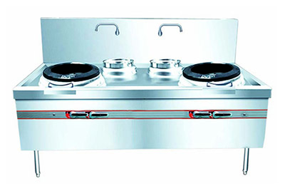 燃气节能双头小炒炉